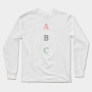 ABC Long Sleeve T-Shirt